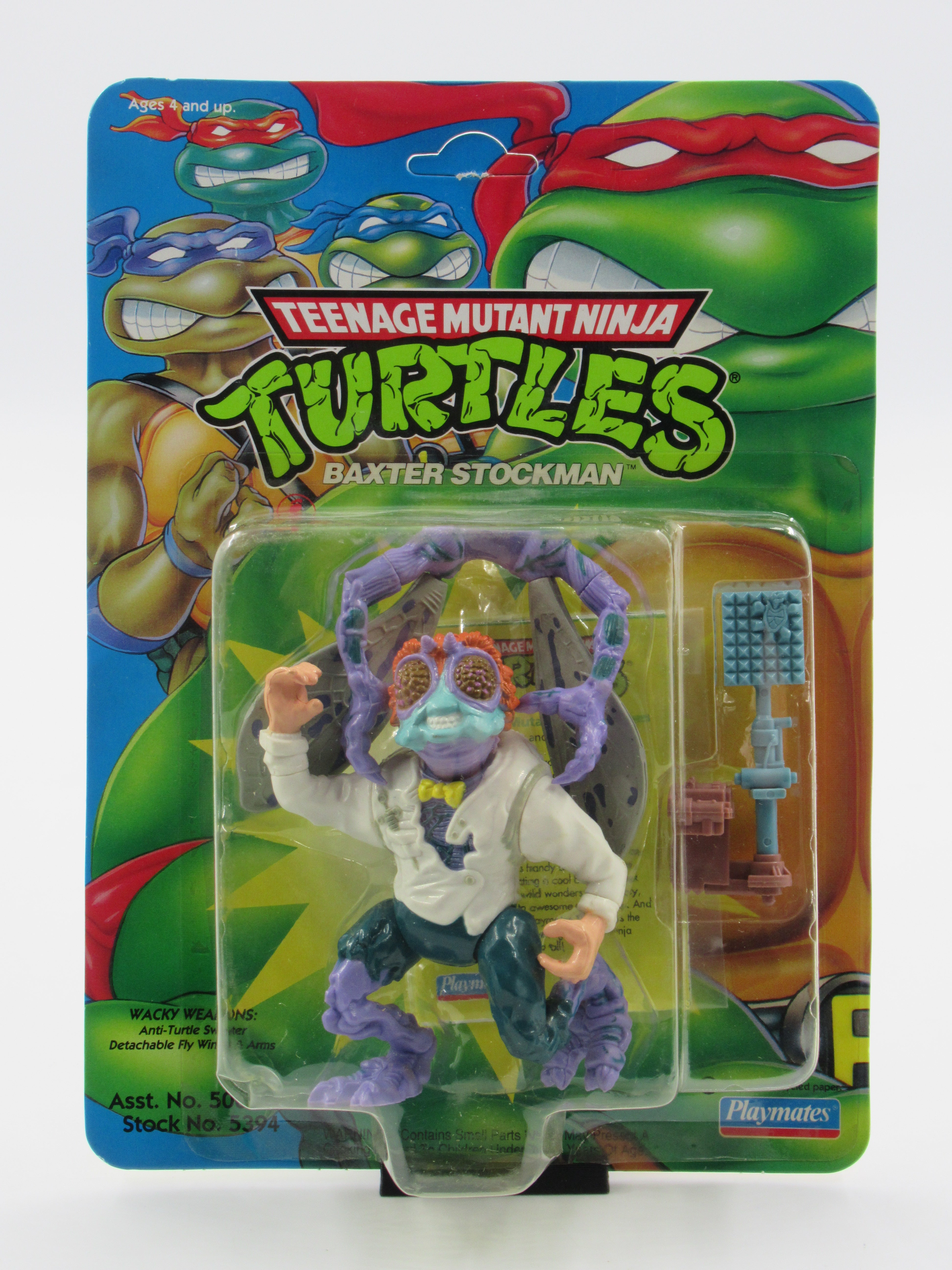 Teenage Mutant Ninja Turtles Baxter Stockman 4.5" Figure TMNTs - Playmates (1992)